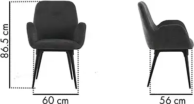 Photo du produit FAUTEUIL TISSU SHINEO TERRACOTTA PIED METAL