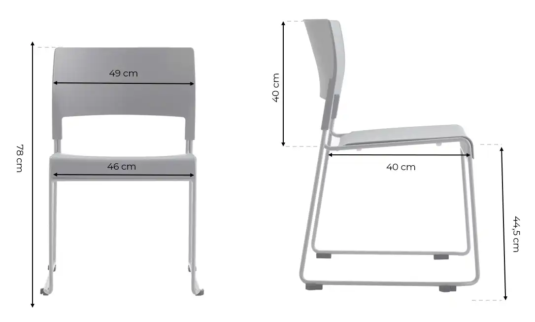 Photo du produit CHAISE DACADA NOIRE PP