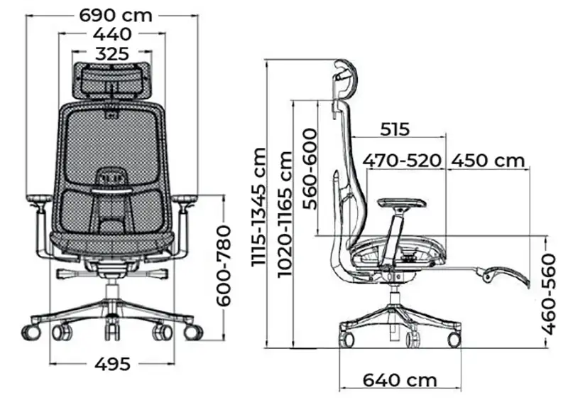 Photo du produit FAUTEUIL PROSEAT NOIR ASSISE MAILLE