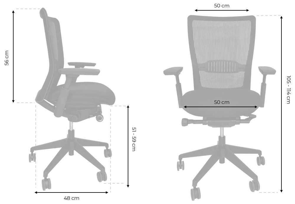 Photo du produit FAUTEUIL ERGONOMIQUE NOIR EURO