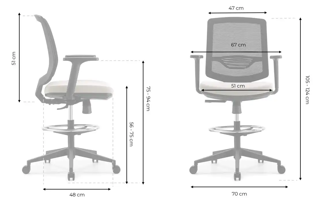 Photo du produit FAUTEUIL TECSY CONCEPT DESSINATEUR ASSISE TAUPE