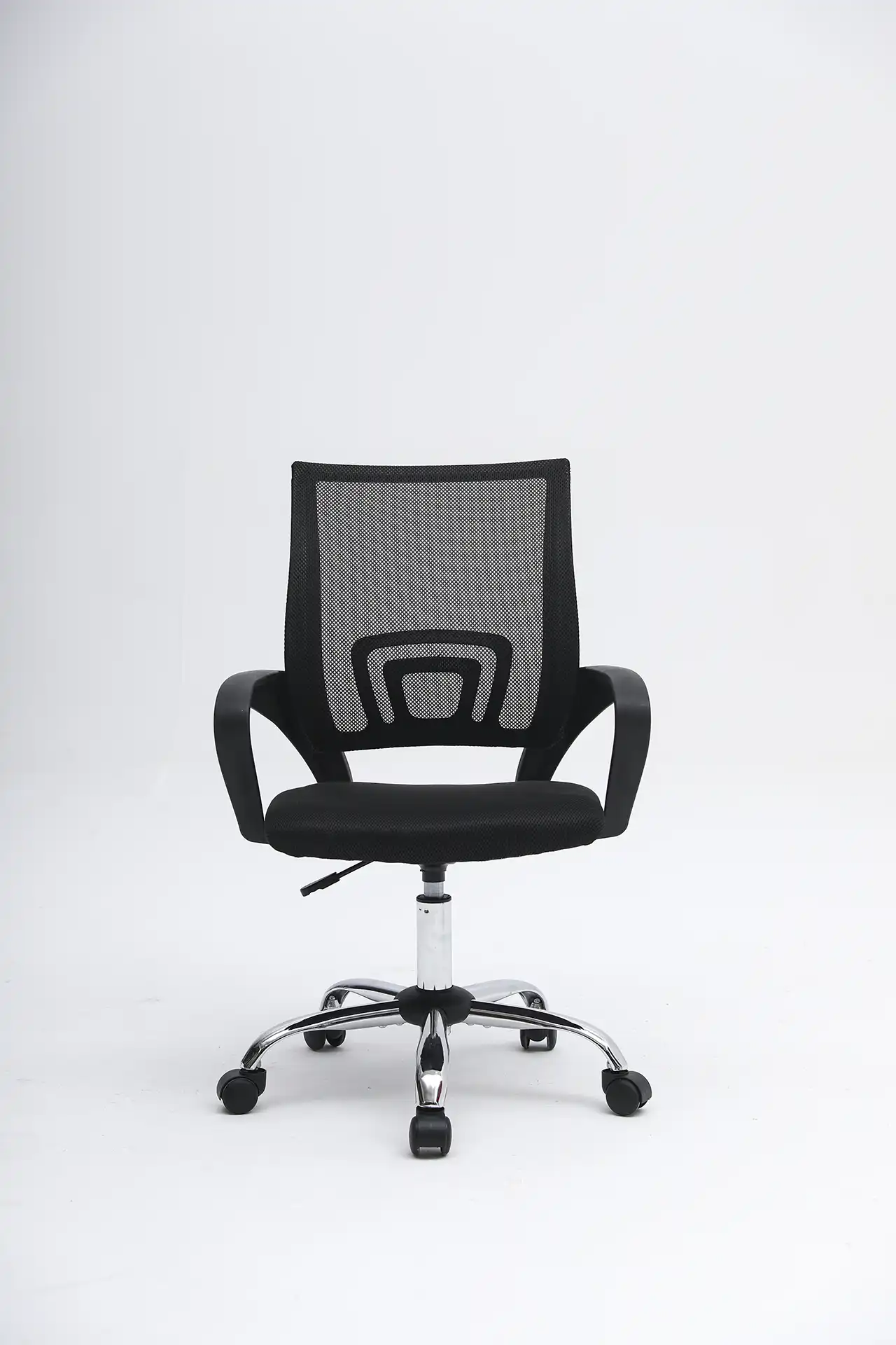 Photo du produit FAUTEUIL AMY TISSU POLYURETHANE ET MAILLE NOIR