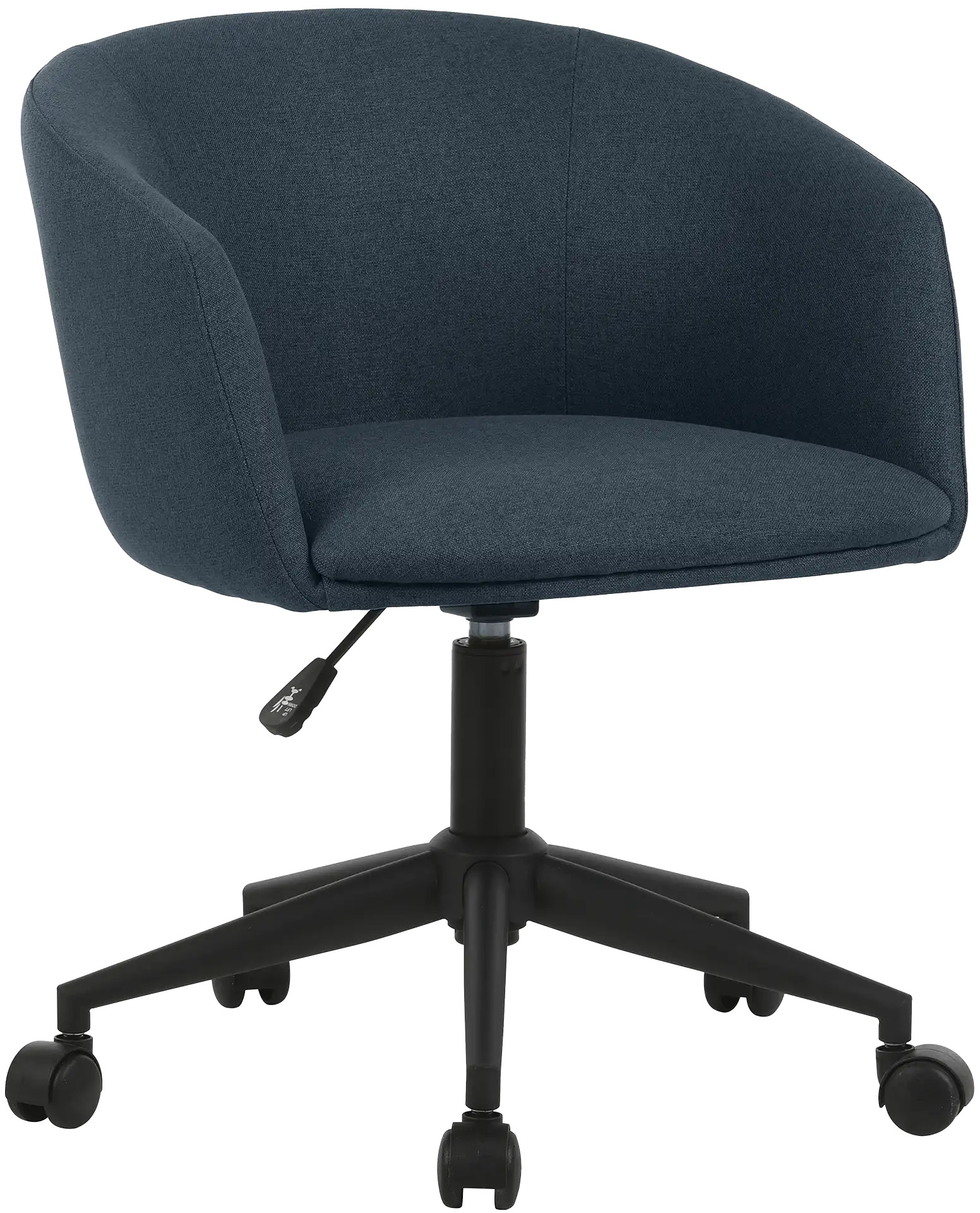 Photo du produit FAUTEUIL TISSU ARCO BLEU NUIT ROULETTES