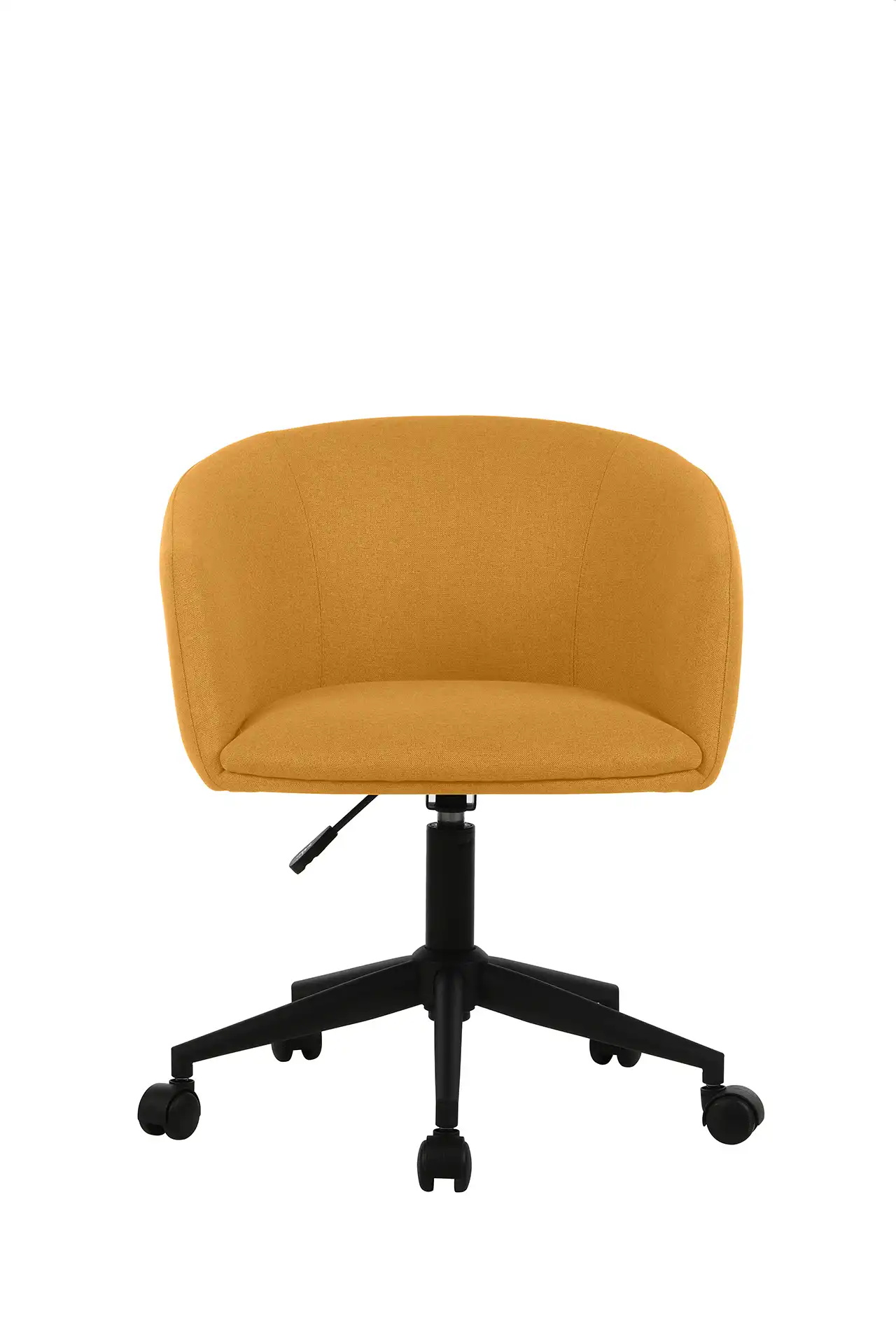 Photo du produit FAUTEIL TISSU ARCO JAUNE SAFRAN ROULETTES