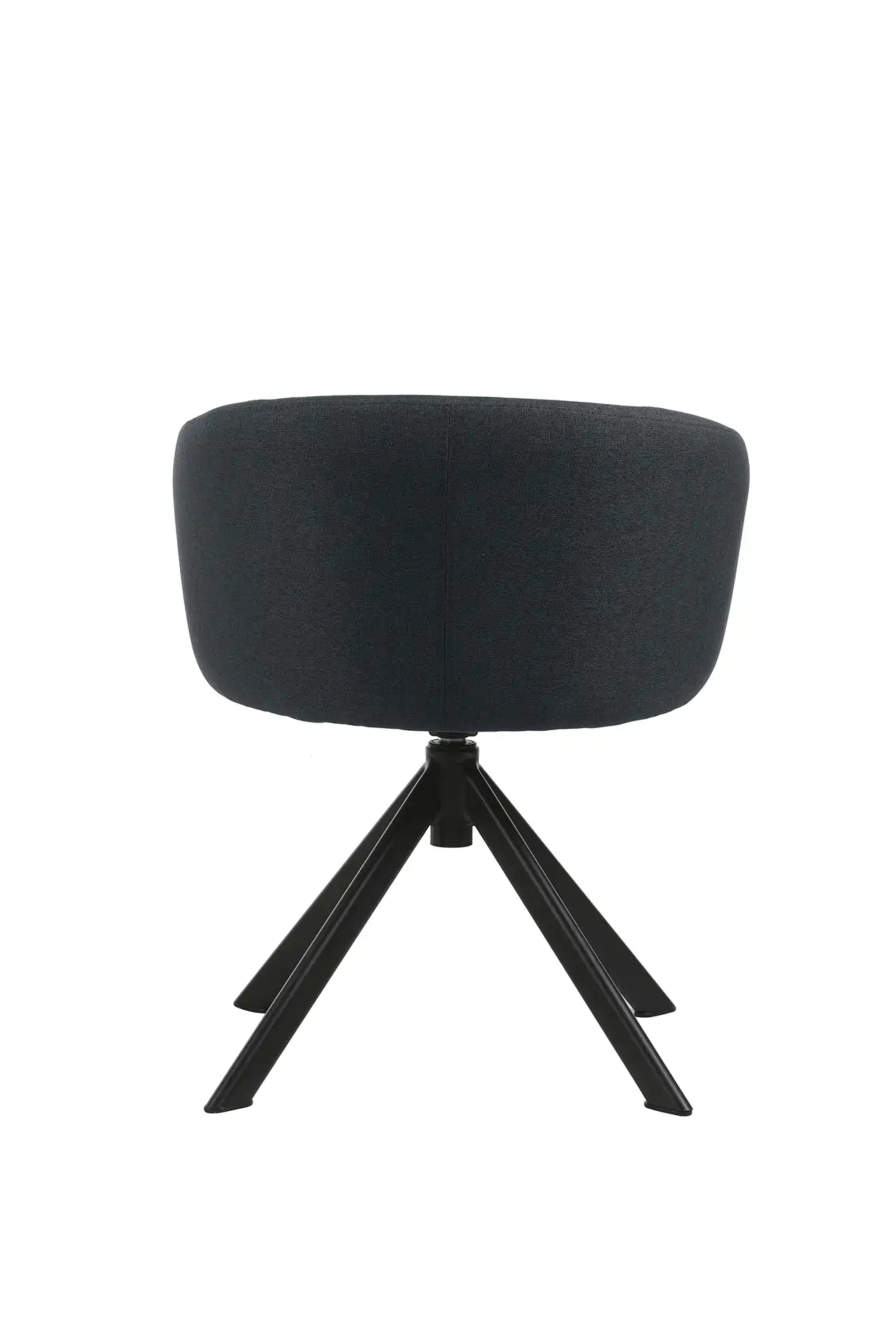 Photo du produit FAUTEUIL TISSU ARCO BLEU NUIT PIEDS PYRAMIDAL