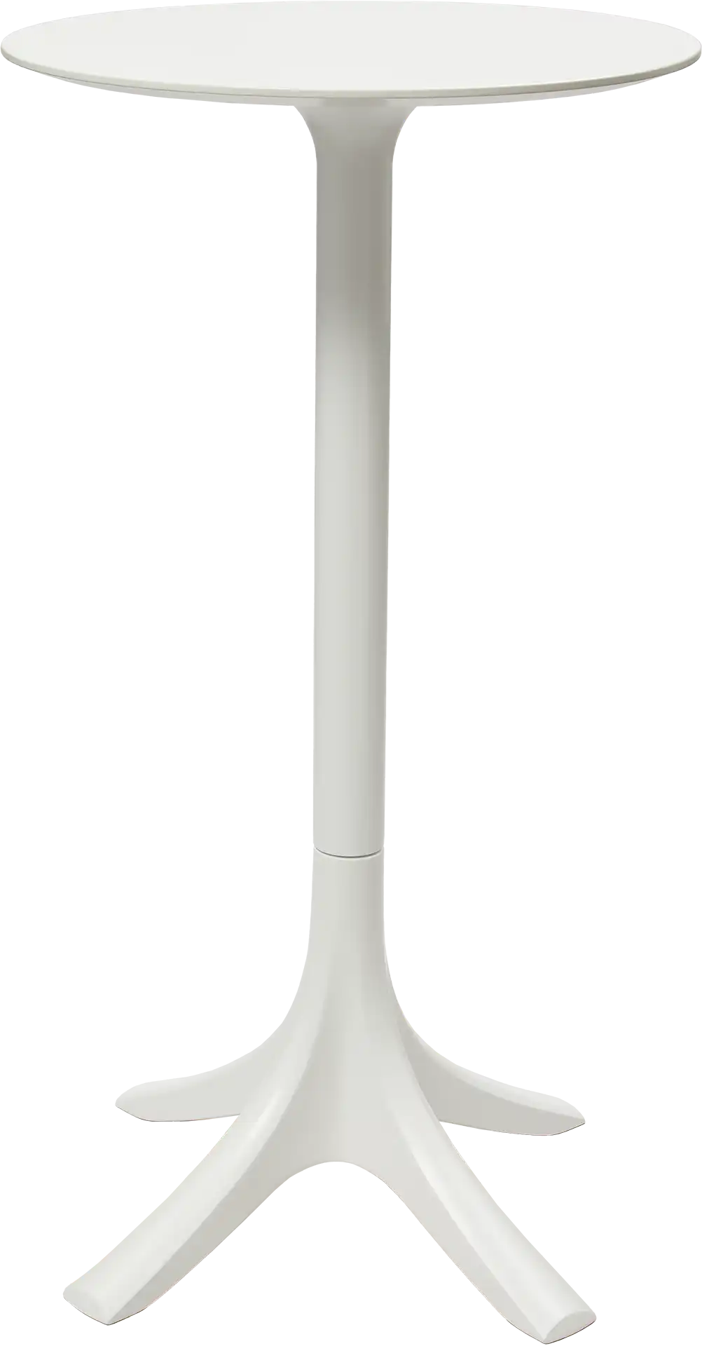 TABLE HAUTE BEEZ BLANCHE (2 colis)