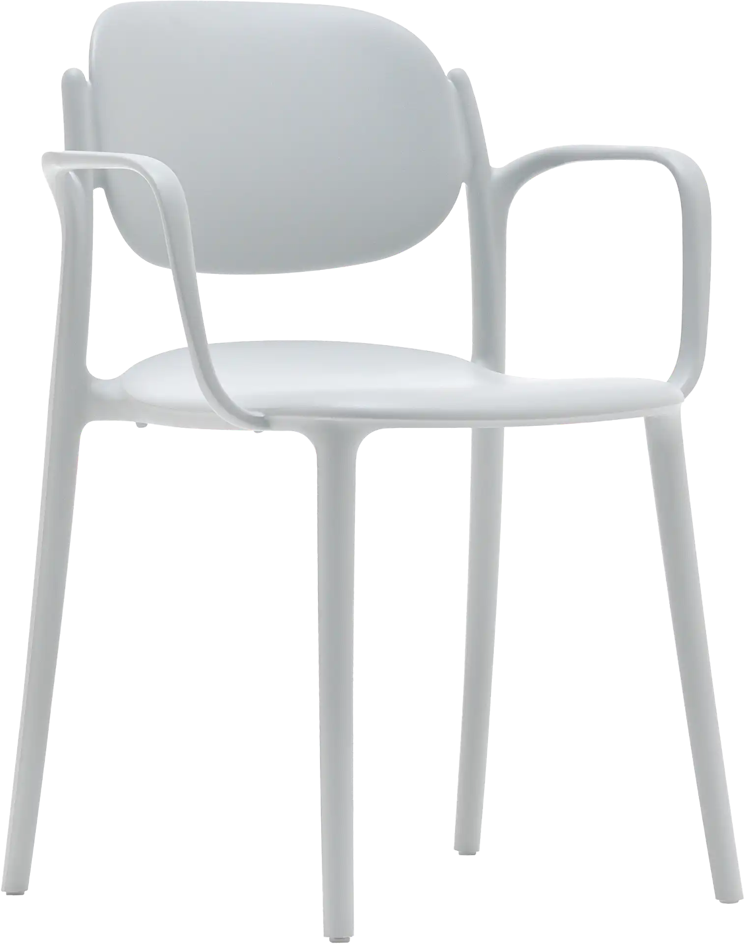 CHAISE BOY BLANC AVEC ACCOUDOIRS