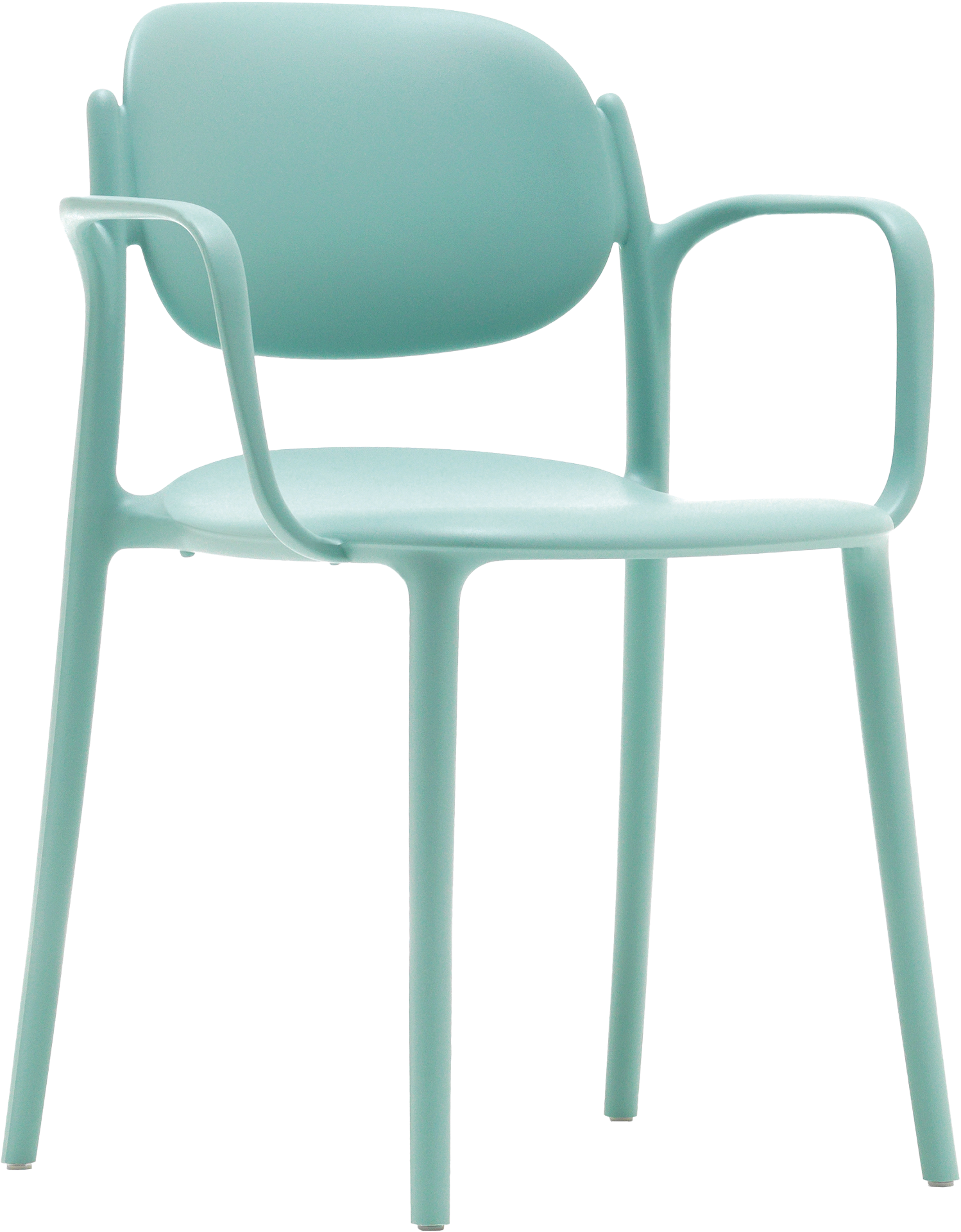 CHAISE BOY BLEU CIEL AVEC ACCOUDOIRS