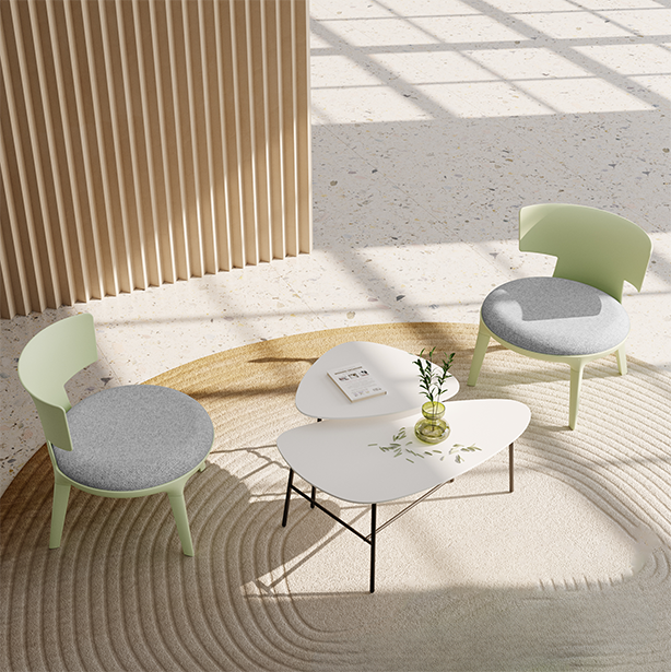 KIT MACARON : 2 MACARONS VERT + TABLES