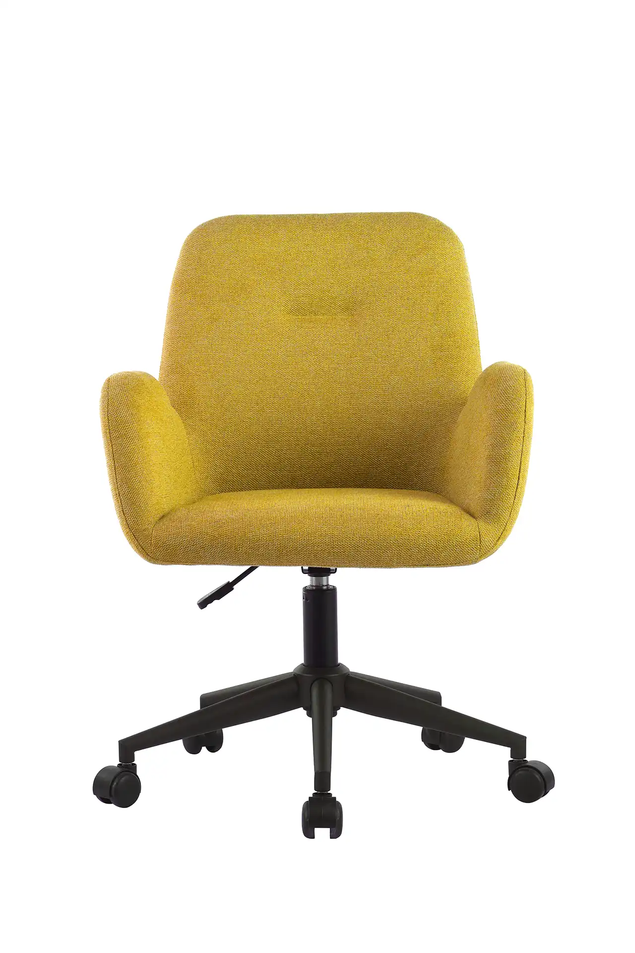 Photo du produit FAUTEUIL TISSU SHINEO JAUNE ROULETTES