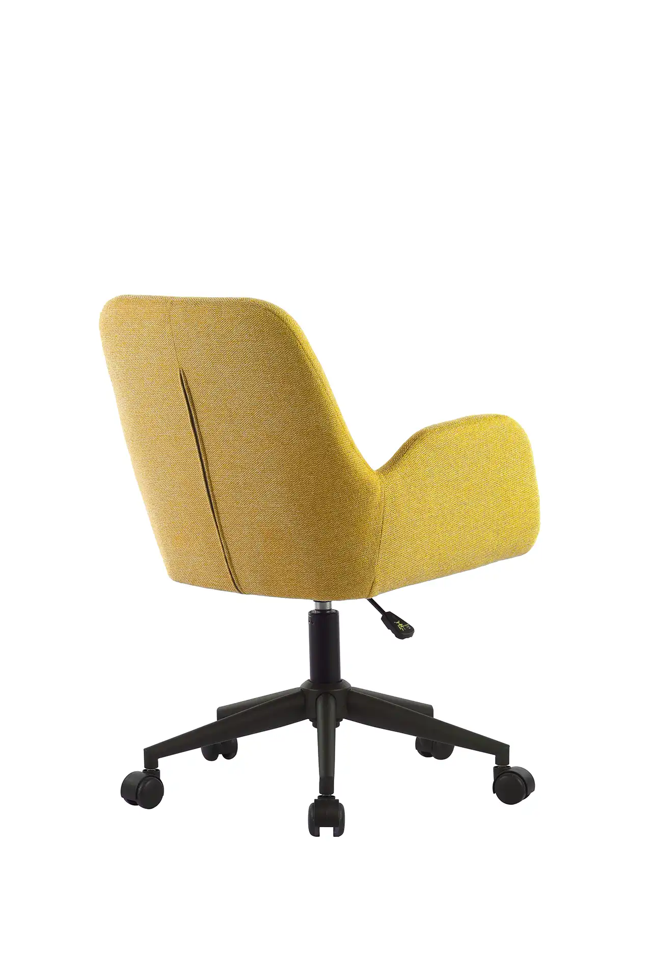 Photo du produit FAUTEUIL TISSU SHINEO JAUNE ROULETTES