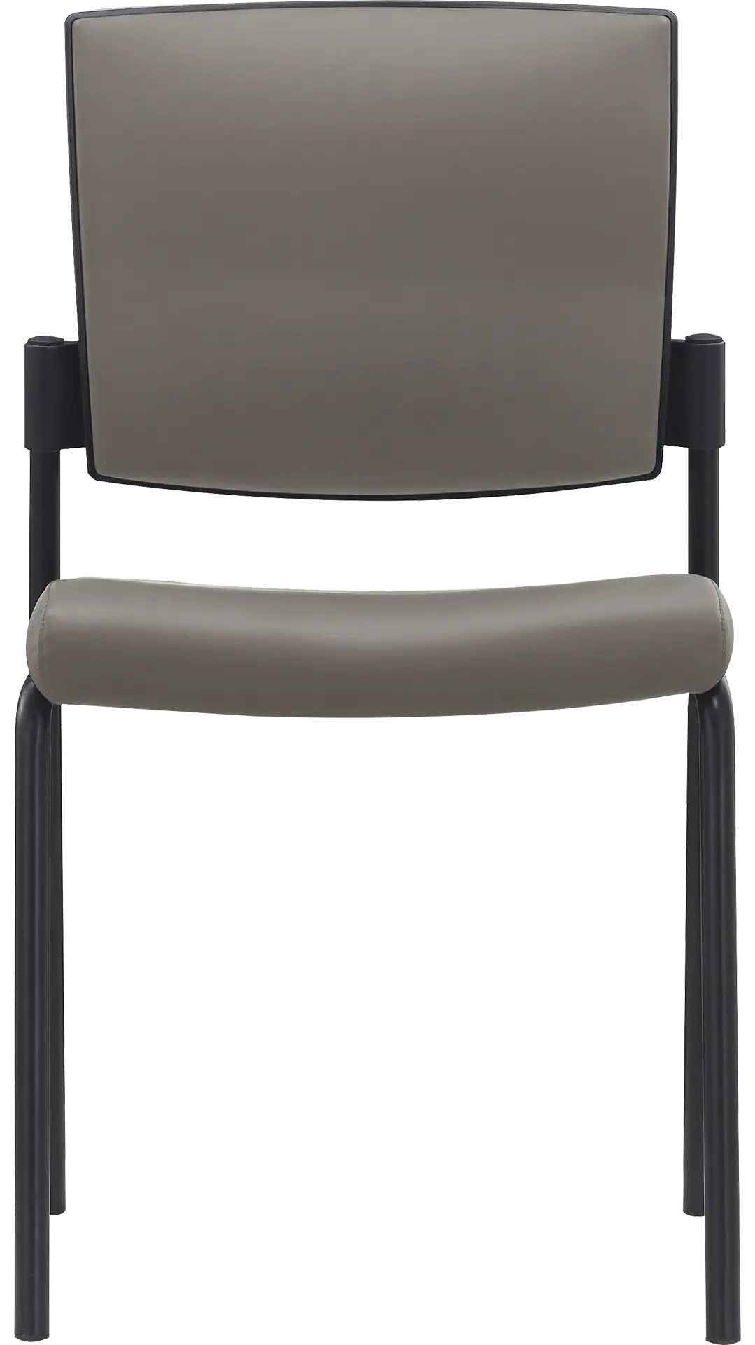 Photo du produit CHAISE SYNERGY ASSISE ET DOSSIER PU TAUPE SANS ACCOUDOIRS