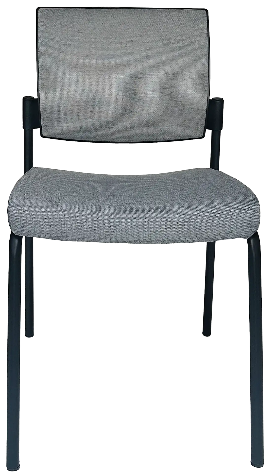 Photo du produit CHAISE SYNERGY ASSISE ET DOSSIER TISSU GRIS FONCÉ SANS ACCOUDOIRS